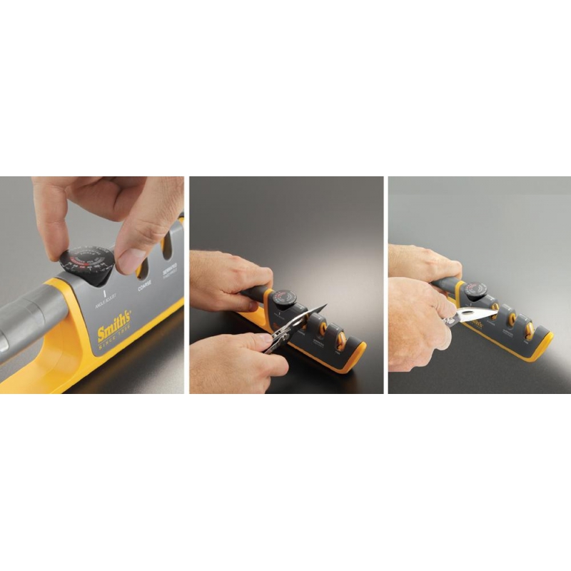 Smith's Adjustable Angle Pull-Thru Knife Sharpener