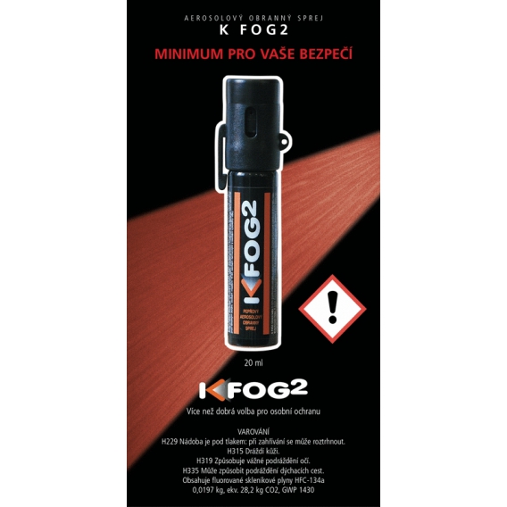 Aerosolový obranný sprej K FOG2 50ml