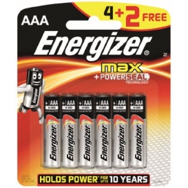 Energizer max +POWER SEAL AAA 1,5V (4+2)