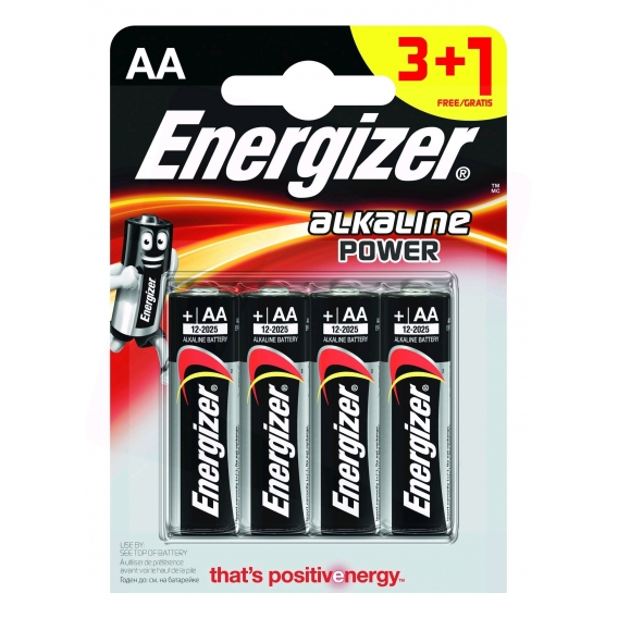 Energizer Alkaline Power AA-LR06 3+1ks