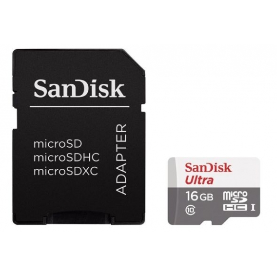 SanDisk Ultra microSDHC 16GB UHS-I SDSQUNS-016G-GN3MA