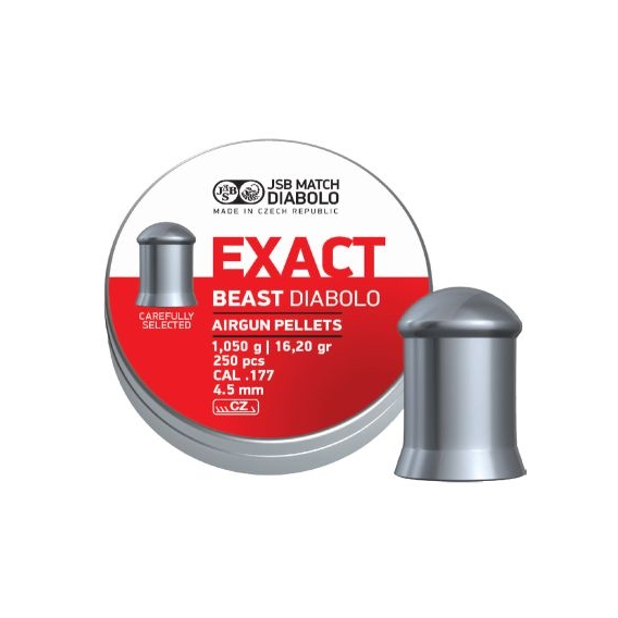 Diabolo JSB Exact Beast 4,52mm/.177, 1,050g/16,20gr, 250ks
