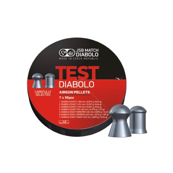 Diabolo JSB Exact Test 4,50mm/.177, 350ks