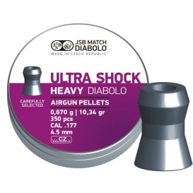 Diabolo JSB Heavy Ultra Shock 4,50mm/.177, 0,670g/10,34gr, 350ks
