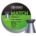JSB Green Match Diabolo Light Weight 4,51mm/.177, 0,500g/7,72gr, 500ks