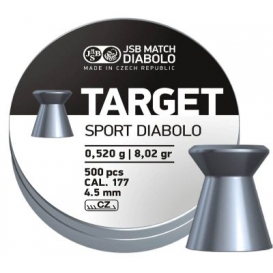 JSB Diabolo TARGER SPORT .177 4,50mm/.177, 0,520g/8,02gr, 500ks