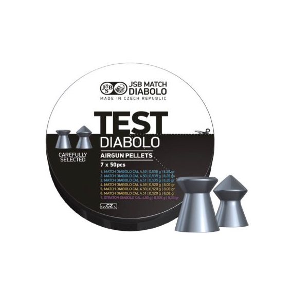 JSB Match Diabolo Test Middle Weight  4,50mm/.177, 350ks