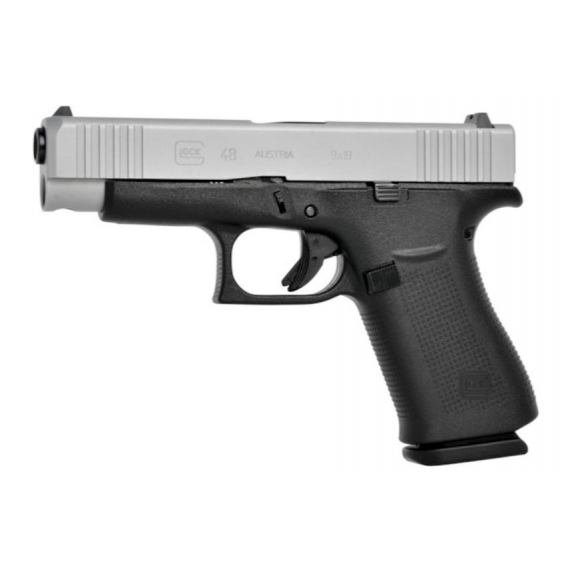 Glock 48 Silver Slide, kal. 9x19mm, 10r., (47837)