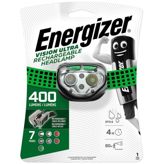 Energizer nabíjateľná čelovka Vision Rechargeable Headlight
