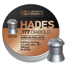 Diabolo JSB Hades 4,50mm/.177, 0,670g/10,34gr, 500ks