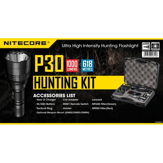 Nitecore P30 NEW Hunting set (TX-11001)