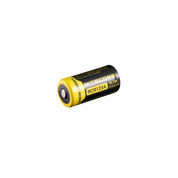 Nitecore RCR123A Li-ion battery 650mAh