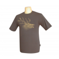 Pánske tričko LEX krátky rukáv s potlačou jeleňa.